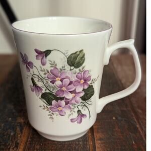 Jason Fine Bone China Purple Violets Flowers